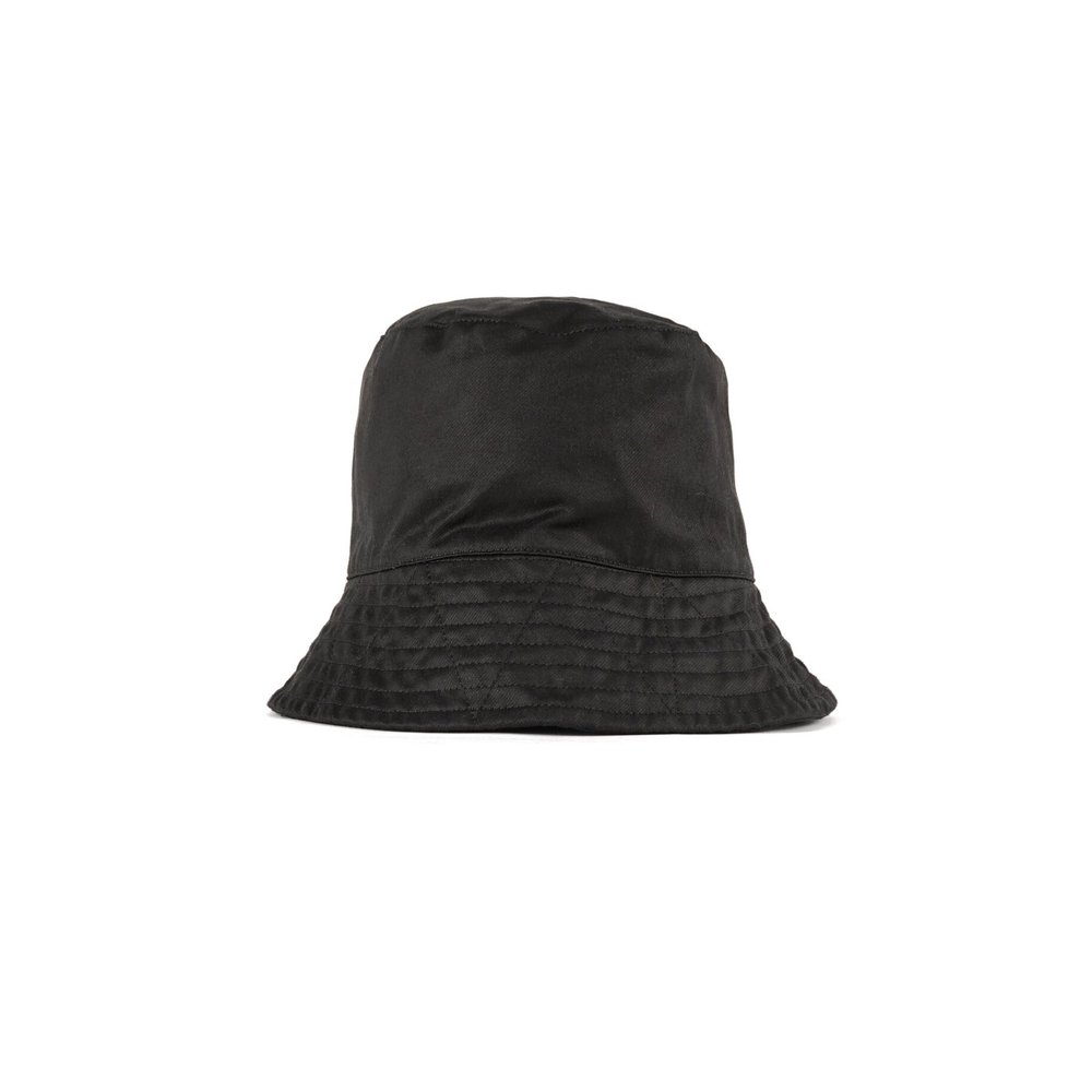 Engineered Garments | Bucket Hat Black Coated Twill — AB Fits